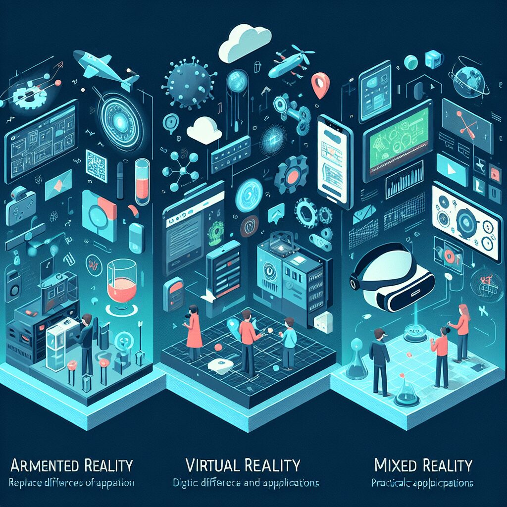 Diferencias Clave y Aplicaciones de la RA, VR, y Realidad Mixta